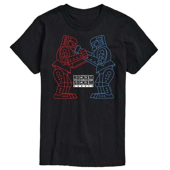 Rock 'Em Sock 'Em Robots - Robot Art - Men's Short Sleeve Graphic T-Shirt