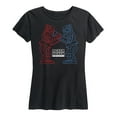 thumbnail image 1 of Rock 'Em Sock 'Em Robots - Robot Art - Women's Short Sleeve Graphic T-Shirt, 1 of 5