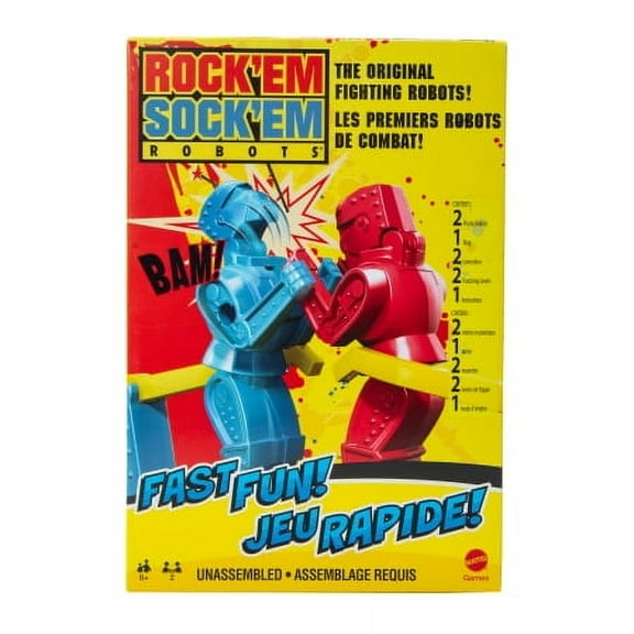 Rock 'Em Sock 'Em Robots Game Fighting Robots