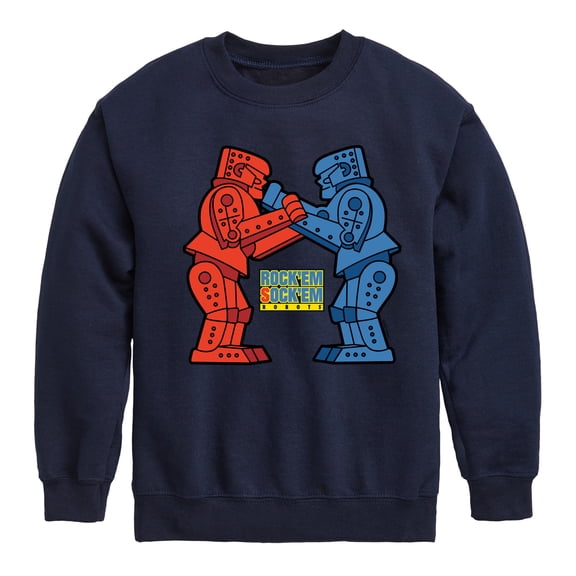 Rock 'Em Sock 'Em Robots - Rock Em Robot - Toddler And Youth Crewneck Fleece Sweatshirt