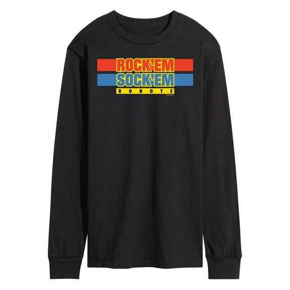 Rock 'Em Sock 'Em Robots - Rock 'Em Sock 'Em Robots Logo - Men's Long Sleeve T-Shirt