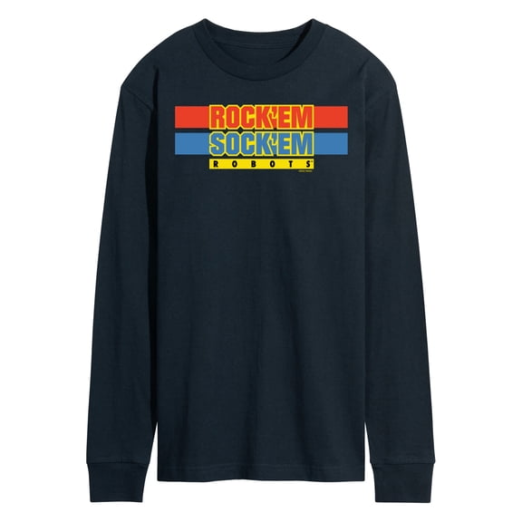 Rock 'Em Sock 'Em Robots - Rock 'Em Sock 'Em Robots Logo - Men's Long Sleeve T-Shirt