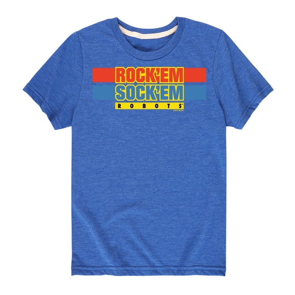 Rock 'Em Sock 'Em Robots - Rock 'Em Sock 'Em Robots Logo - Toddler And Youth Short Sleeve Graphic T-Shirt