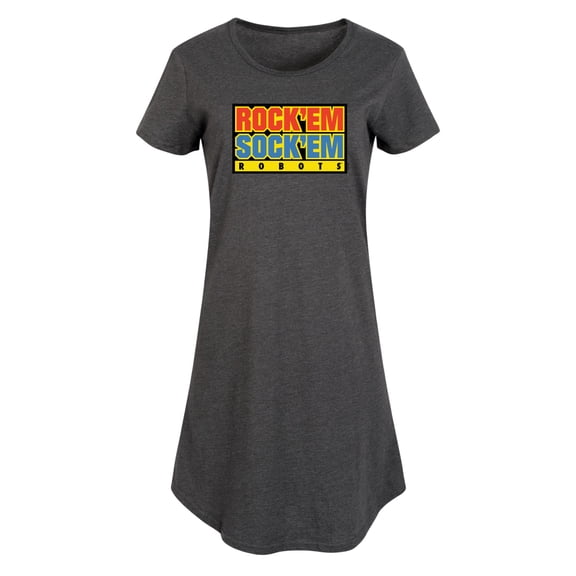 Rock 'Em Sock 'Em Robots - Rock 'Em Sock 'Em Robots Logo - Women's Any Way Dress