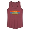thumbnail image 1 of Rock 'Em Sock 'Em Robots - Rock 'Em Sock 'Em Robots Logo - Women's Racerback Tank Top, 1 of 5