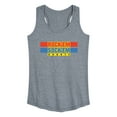 thumbnail image 1 of Rock 'Em Sock 'Em Robots - Rock 'Em Sock 'Em Robots Logo - Women's Racerback Tank Top, 1 of 5