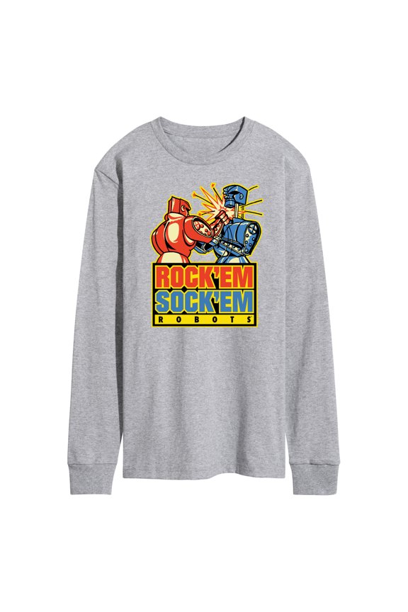 Robots - Rock 'Em Sock 'Em Robots - Men's Long Sleeve T-Shirt