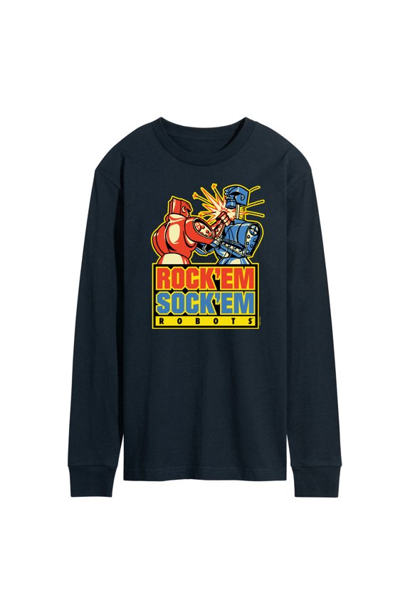 Robots - Rock 'Em Sock 'Em Robots - Men's Long Sleeve T-Shirt