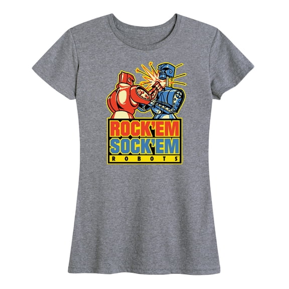 Rock 'Em Sock 'Em Robots - Rock 'Em Sock 'Em Robots - Women's Short Sleeve Graphic T-Shirt