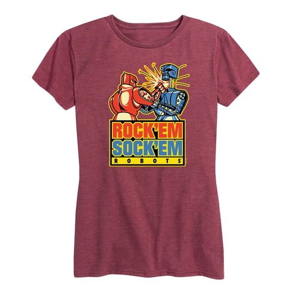 Rock 'Em Sock 'Em Robots - Rock 'Em Sock 'Em Robots - Women's Short Sleeve Graphic T-Shirt