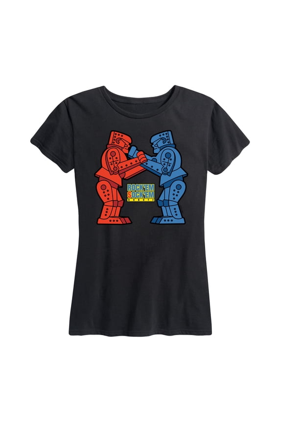 Robots - Rock 'Em Sock 'Em Robots - Women's Short Sleeve Graphic T-Shirt