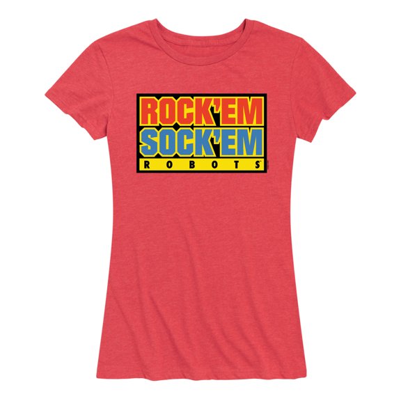 Rock 'Em Sock 'Em Robots - Rock 'Em Sock 'Em Robots - Women's Short Sleeve Graphic T-Shirt