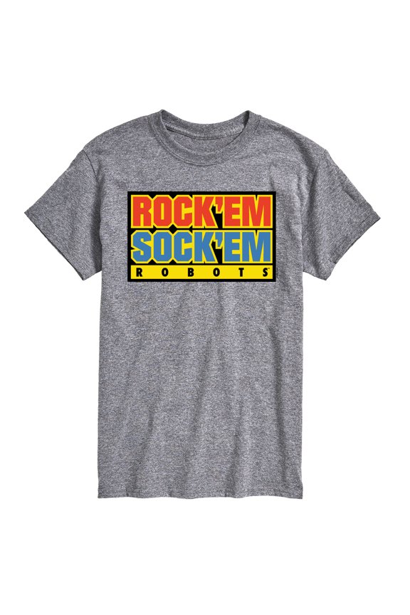 Robots - Rock Sock Em Logo - Men's Short Sleeve Graphic T-Shirt