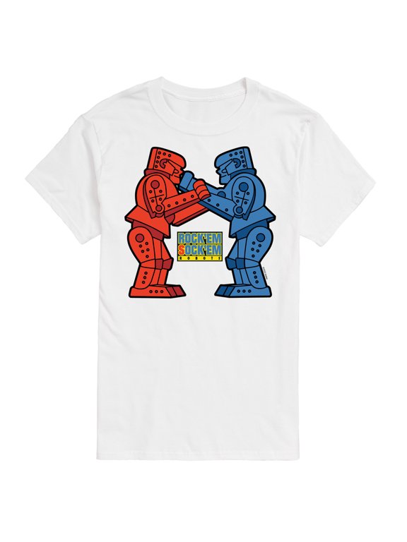 Robots - Rock Sock Em Robots Men's Short Sleeve Graphic T-Shirt
