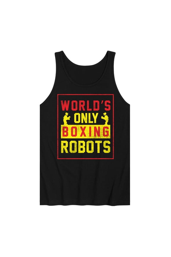 Robots - Worlds Only Boxing Robots - Men's Jersey Tank Top