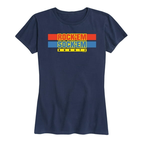 Rock 'Em Sock 'Em - Worlds Only Boxing Robots - Women's Raglan Graphic T-Shirt