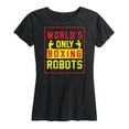 thumbnail image 1 of Rock 'Em Sock 'Em Robots - Worlds Only Boxing Robots - Women's Short Sleeve Graphic T-Shirt, 1 of 5