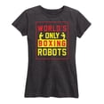 thumbnail image 1 of Rock 'Em Sock 'Em Robots - Worlds Only Boxing Robots - Women's Short Sleeve Graphic T-Shirt, 1 of 5