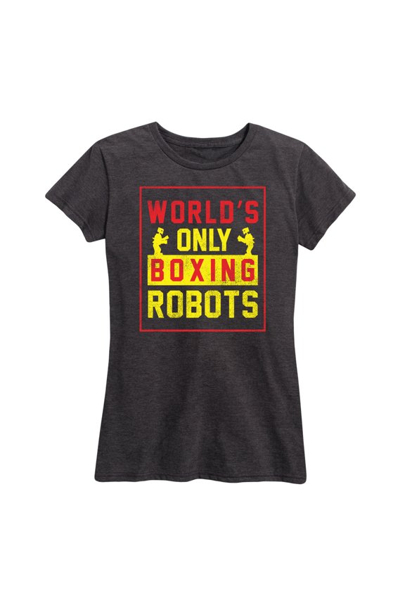 Robots - Worlds Only Boxing Robots - Women's Short Sleeve Graphic T-Shirt