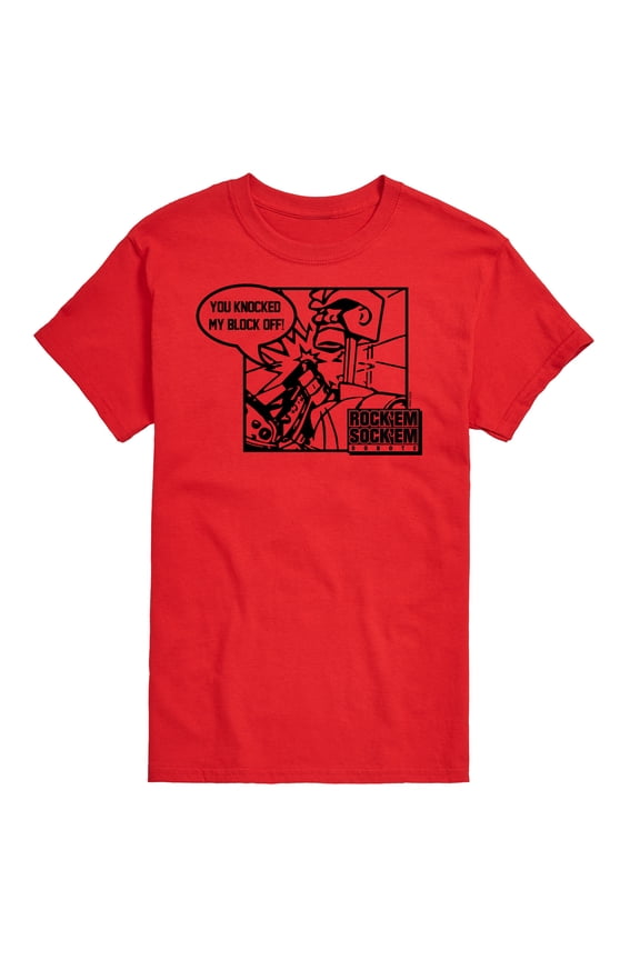 Robots - You Knocked My Block Off - Men's Short Sleeve Graphic T-Shirt