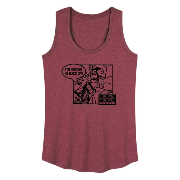 Rock 'Em Sock 'Em Robots - You Knocked My Block Off - Women's Racerback Tank Top