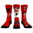 thumbnail image 1 of Rock Em Socks Atlanta Falcons Disney Three-Pack Crew Socks Set, 1 of 4