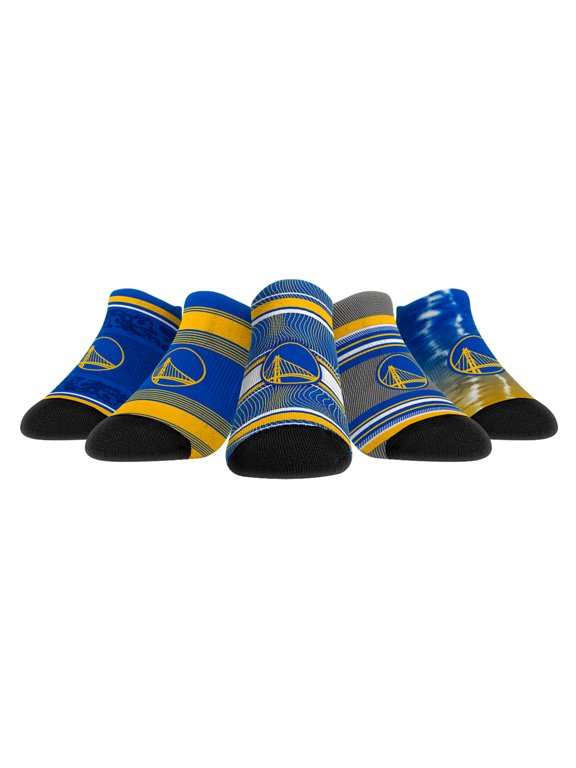 Unisex Rock Em Golden State Warriors Super Fan 5-Pack Low-Cut Socks