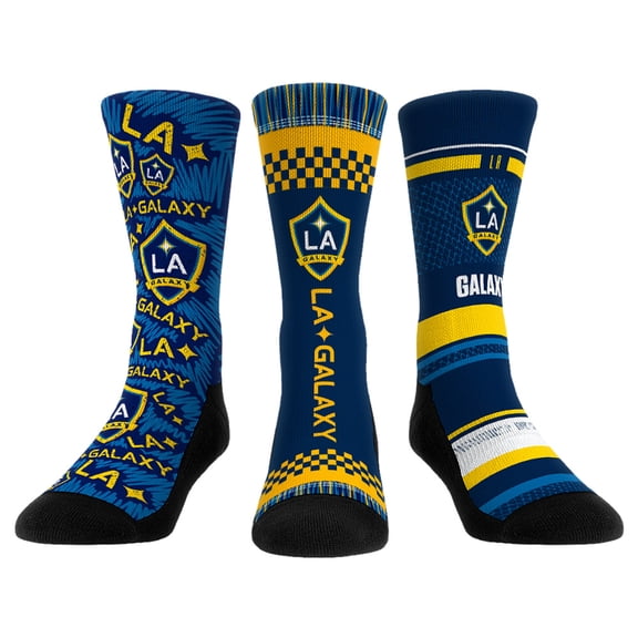 Rock Em Socks LA Galaxy Three-Pack Crew Socks Set