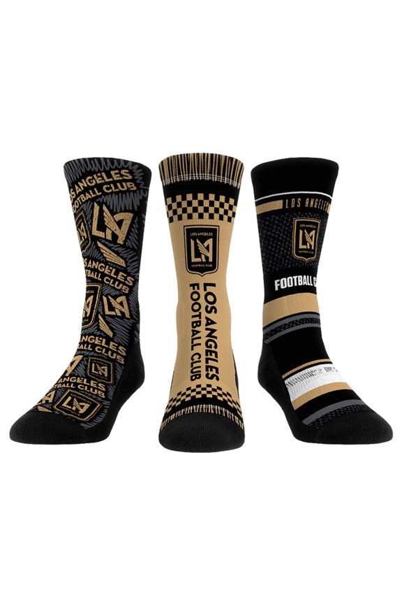Rock Em Socks LAFC Three-Pack Crew Socks Set