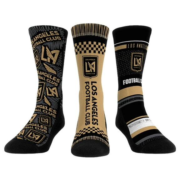 Rock Em Socks LAFC Three-Pack Crew Socks Set