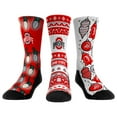 thumbnail image 1 of Rock Em Socks Ohio State Buckeyes Unisex Holiday 3-Pack Crew Socks, 1 of 3