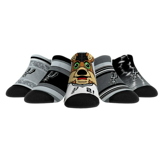 Rock Em Socks San Antonio Spurs Youth Super Fan 5-Pack Low-Cut Socks