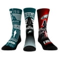 thumbnail image 1 of Rock Em Socks Stormtrooper & Darth Vader Philadelphia Eagles Three-Pack Star Wars Crew Socks Set, 1 of 4