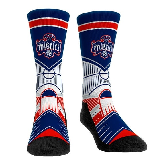 Rock Em Socks Washington Mystics Full Court Press Crew Socks