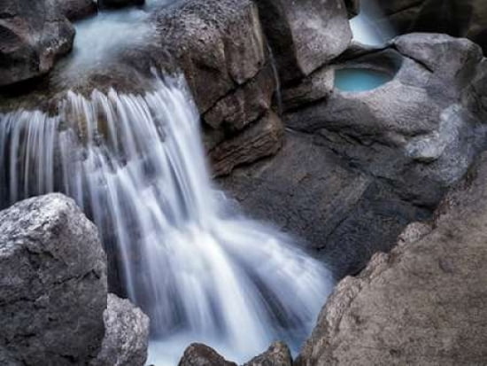 Rock Falls Canvas Art - Dennis Frates (18 x 24)