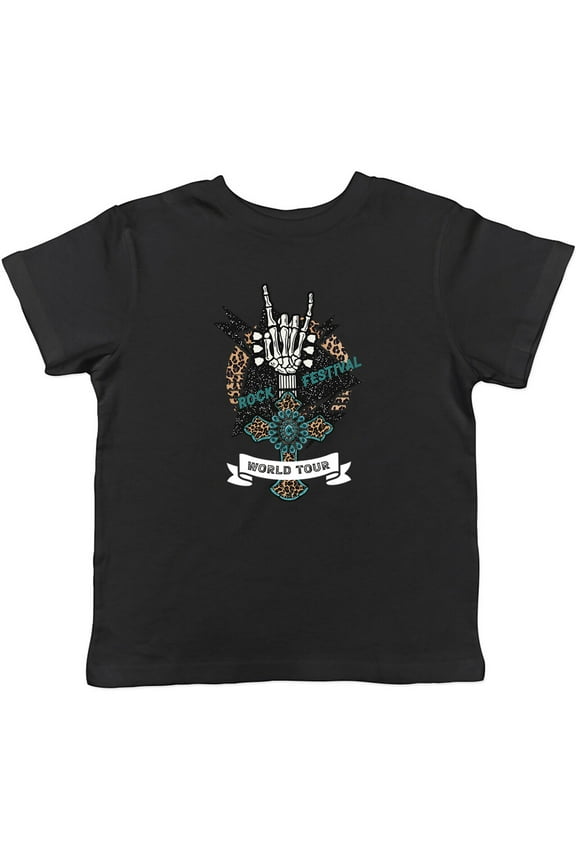 Rock Festival Kids T-Shirt Bands Consert Music Tour Childrens Boys Girls Gift