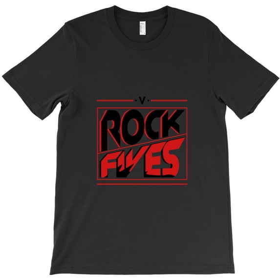 Rock Fives, Funny Music Pun Graphic Design For The B-52s And - Relaxed Look G15340 Unisex T-Shirt, Up to Size 5XL