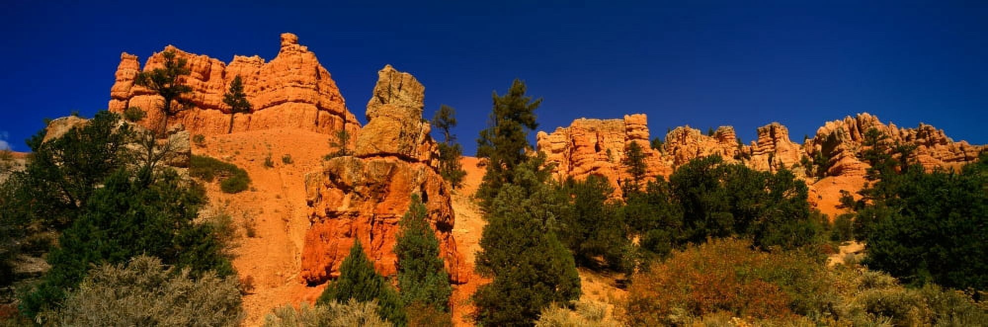 Rock Formations Bryce National Park Utah Canvas Art - Panoramic Images (27 x 9)