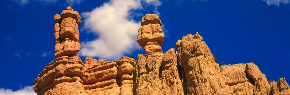 Rock Formations Bryce National Park Utah Canvas Art - Panoramic Images (36 x 12)