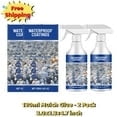 Rock Glue for Pea Gravel - Mulch Glue for Rocks | Sealer Adhesive Stabilizer Waterproof Fast Drying Spray 120ml for Outdoor Yard Playground Patio Backyard (2Pack)
