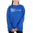 thumbnail image 1 of Rock Guitar - Girl's Word Art Crewneck Sweatshirt, 1 of 3