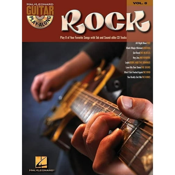 Pre-Owned Rock: Guitar Play-Along Volume 8 (Paperback) 0634056387 9780634056383