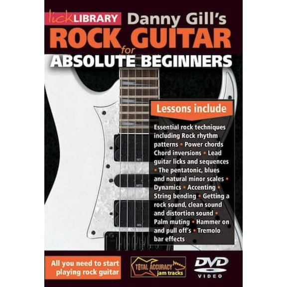 Rock Guitar for Absolute Beginners (DVD), Lick Library, Special Interests