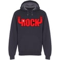 thumbnail image 1 of Rock Hand Signs Hoodie Men -Image by Shutterstock, Male Large, 1 of 2