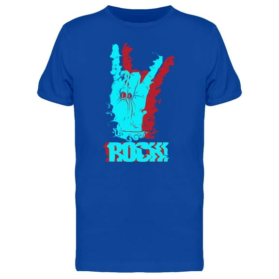 Rock Hand With Bracelet Studs T-Shirt Men -Image by Shutterstock, Male 3X-Large