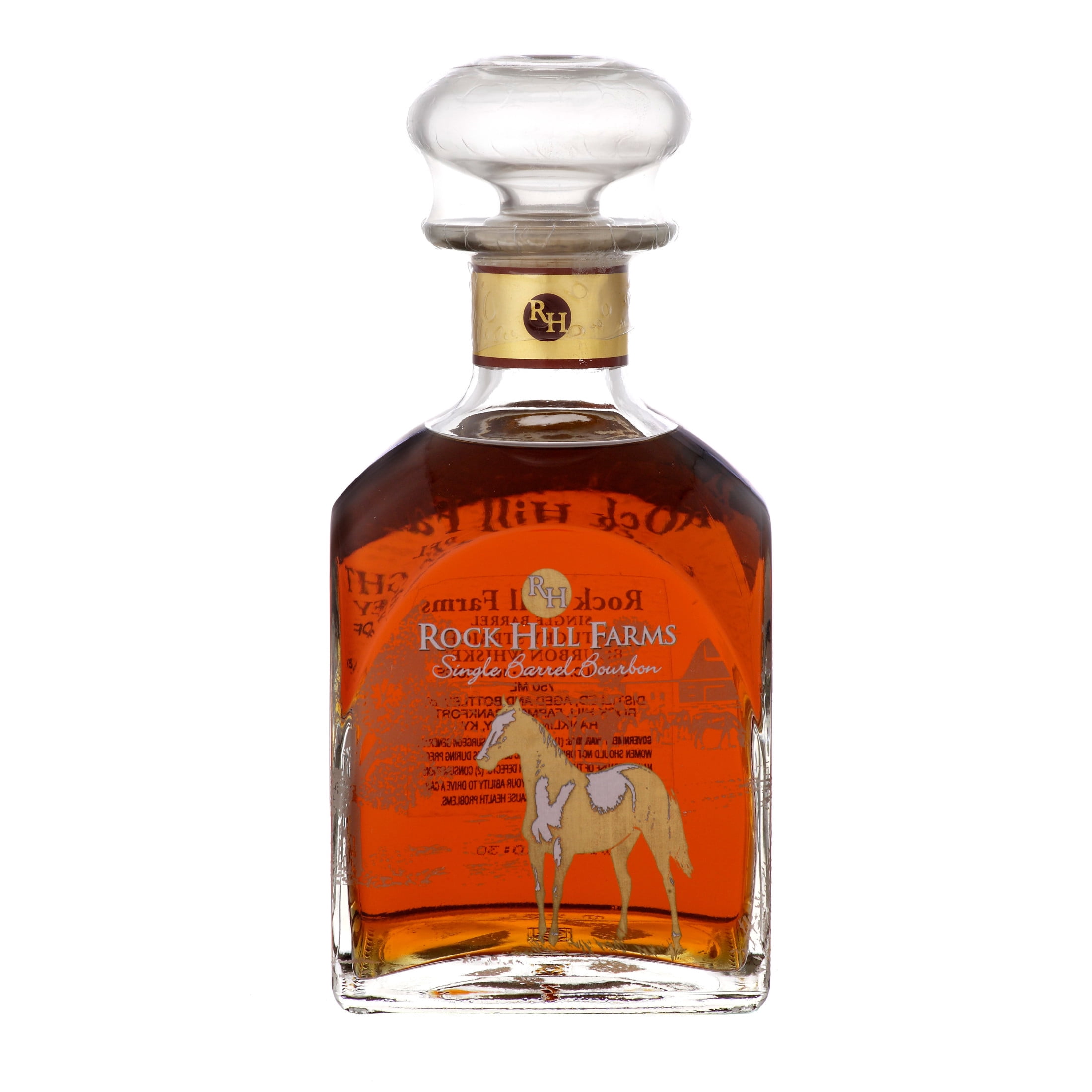 Rock Hill Farms Single Barrel Kentucky Straight Bourbon Whiskey, 750ml, 100 Proof (50% ABV)