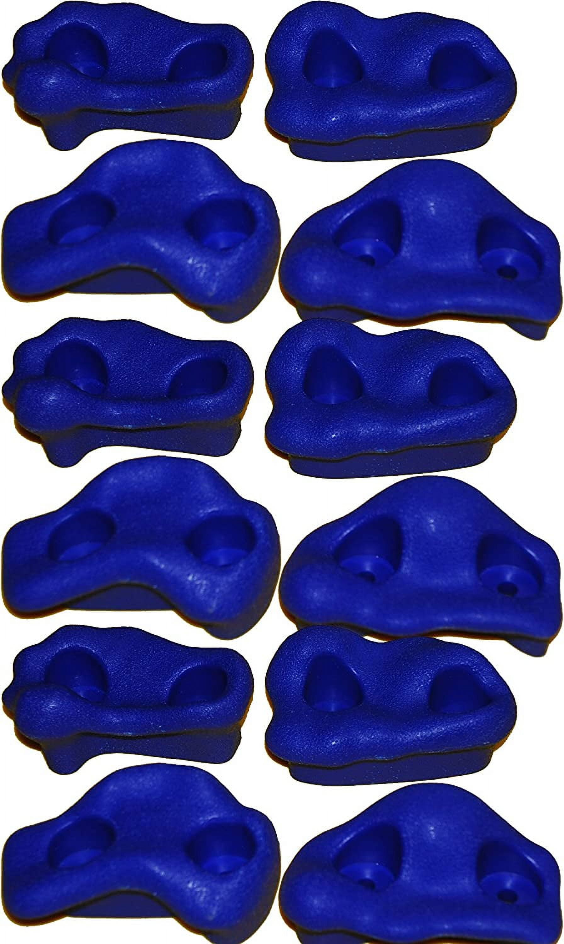 Rock Holds (12 PackSmall) for Indoor & Outdoor Rock Climbing (Also