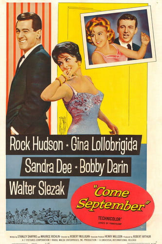 Rock Hudson Gina Lollobrigida Bobby Darin And Sandra Dee In Come