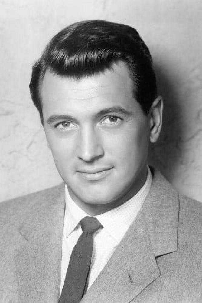 Rock Hudson Handsome Classic Pose 24X36 Poster - Walmart.com