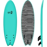 Rock It 6 Albert Foam Surfboard - Surfing Board for Kids & Adults - Perfect for Beginner to Intermediate